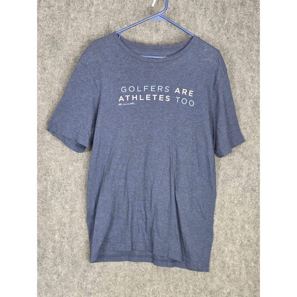 Travis Mathew Mens Golf T Shirt Medium Golfers Are Athletes Too Golfcore‎ Casual